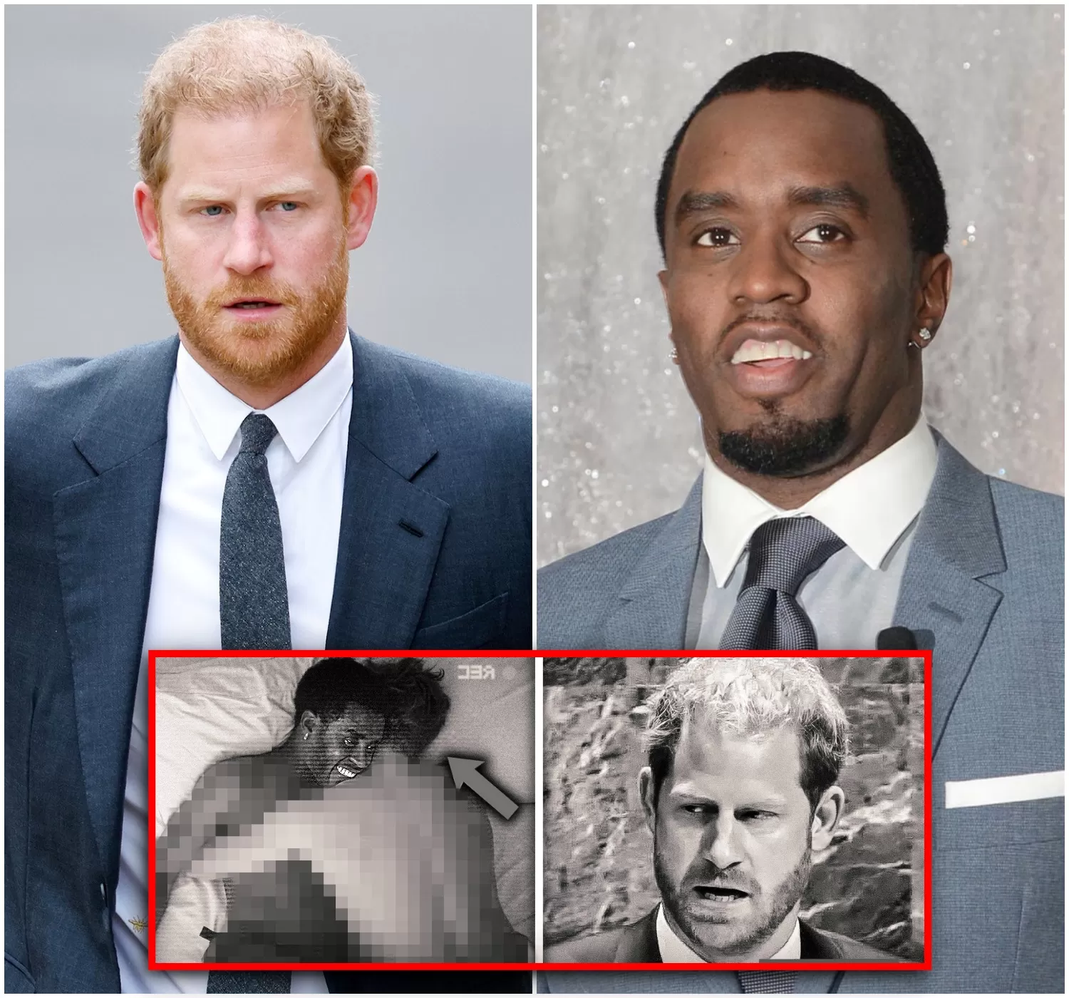 🚨JUST IN: Royal Family In Trouble As Prince Harry SLEEPOVER with Diddy surface at 20th WHITE PARTY